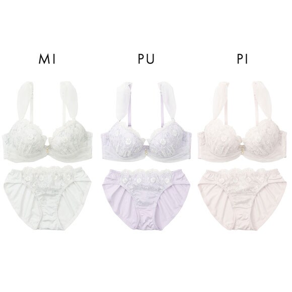 パリーゼ ジャスミンチュール ブラセット ABCDEF ブラジャー ショーツ セット まる胸 ナチュラル 大きいサイズ Palissee