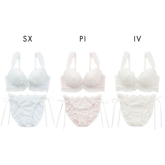 パリーゼ ailes d nge ブラセット ナイスフィット ABCDEF ブラジャー ショーツ セット 天使の羽 サイドリボン Palissee