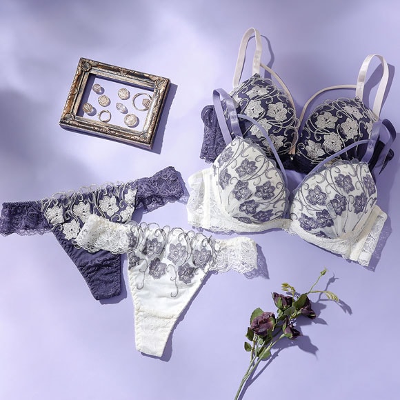 スパークス バイカラーフラワーコード ショーツ セット Tバックショーツ 脇高 ABCDEF 谷間 バックレース SPARKS