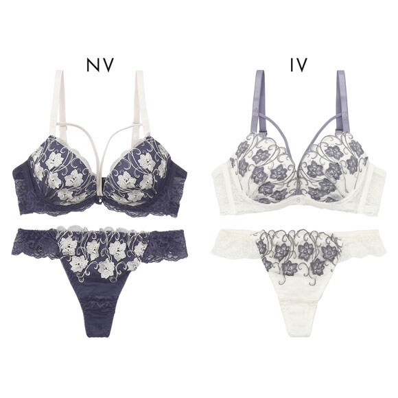 スパークス バイカラーフラワーコード ショーツ セット Tバックショーツ 脇高 ABCDEF 谷間 バックレース SPARKS