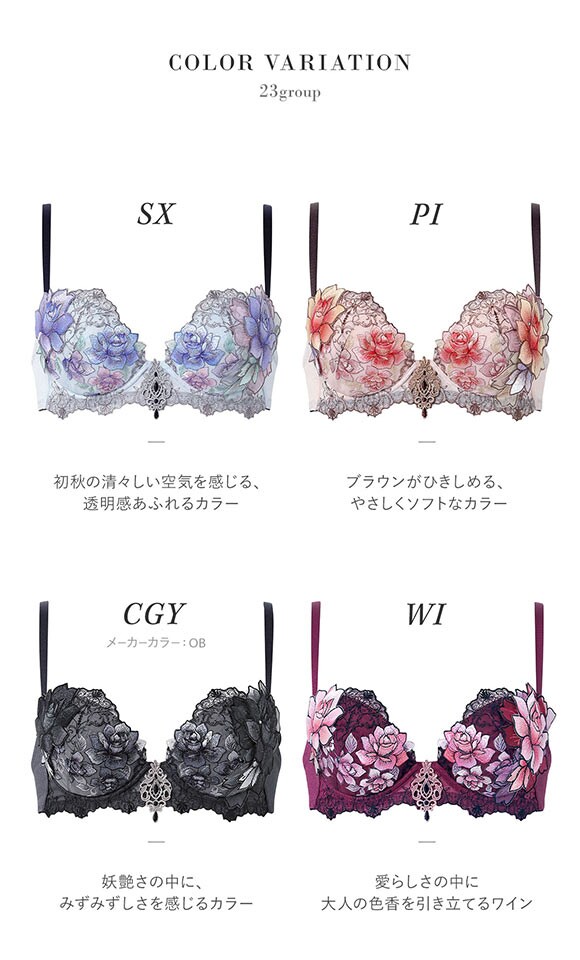 ワコール サルート 23グループ 23G P-UP ブラジャー BC プッシュアップ 谷間 Wacoal Salute BTJ423 25AWフェア