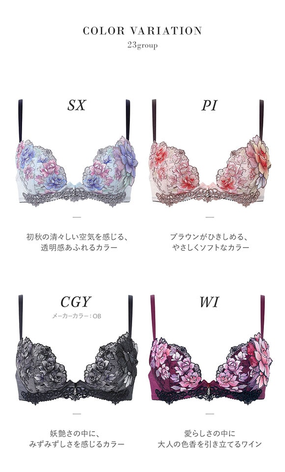 ワコール サルート 23グループ 23G フロントエックスプラス ブラジャー C 谷間 Wacoal Salute BTJ723 FRONT-X＋ 25AWフェア