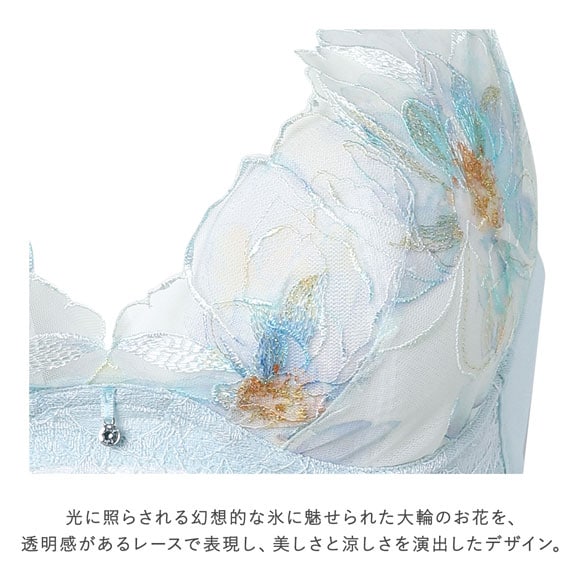 ワコール 夏めくブラ 3/4カップブラジャー DEF ワコール ブラジャー 吸汗速乾 高通気 Wacoal BXB485 大きいサイズ