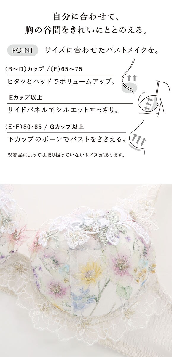 ワコール パーソナルフィットプラスブラ プレミアム 17series BXD417 17G 3/4カップブラジャー DEF Wacoal