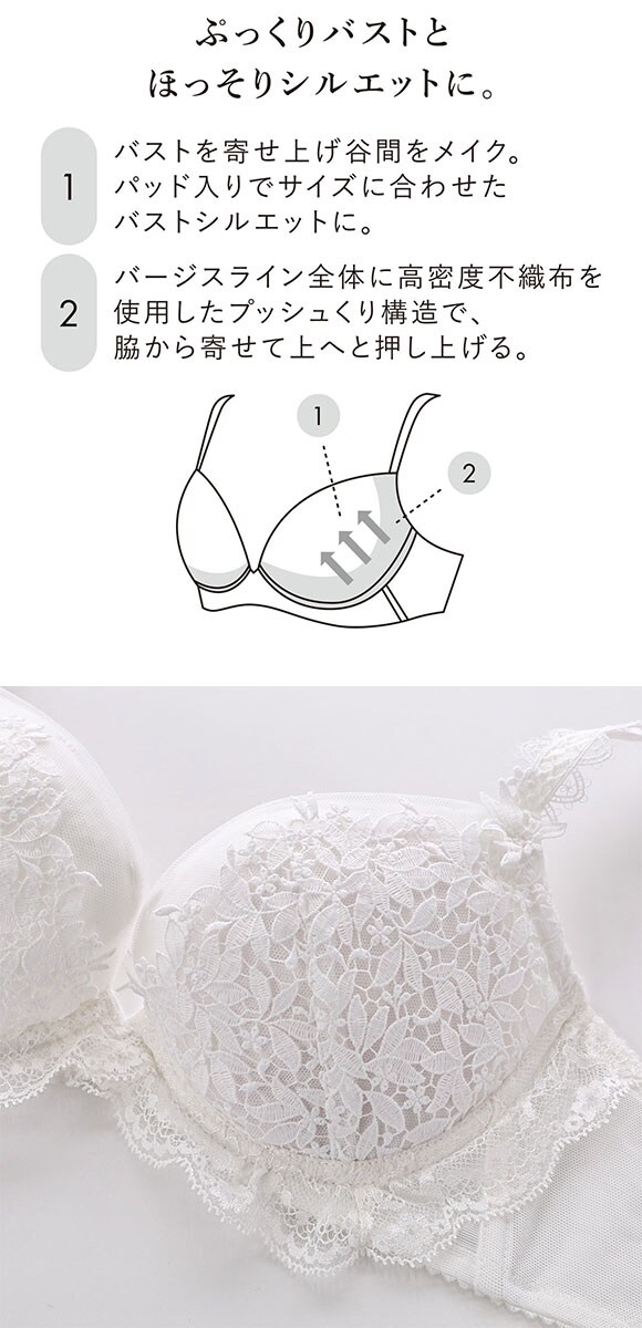 ワコール ボリューマライズブラ プレミアム 18series BXD718 18G ブラジャー C Wacoal