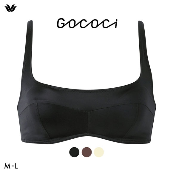 ワコール ゴコチ cooomy. クーミー ノンワイヤー ブラジャー CGG248 ML Wacoal GOCOCi ハーフトップ ワイヤレス