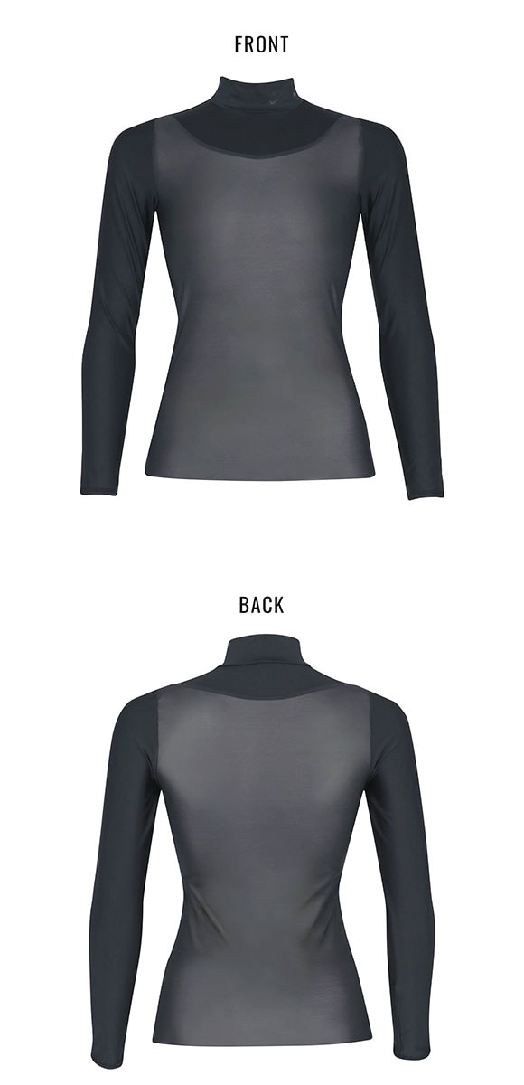 ワコール シーダブリューエックス CW-X WOMENS シアーメッシュトップス ハイネック 長袖 トップス CHY069 Wacoal