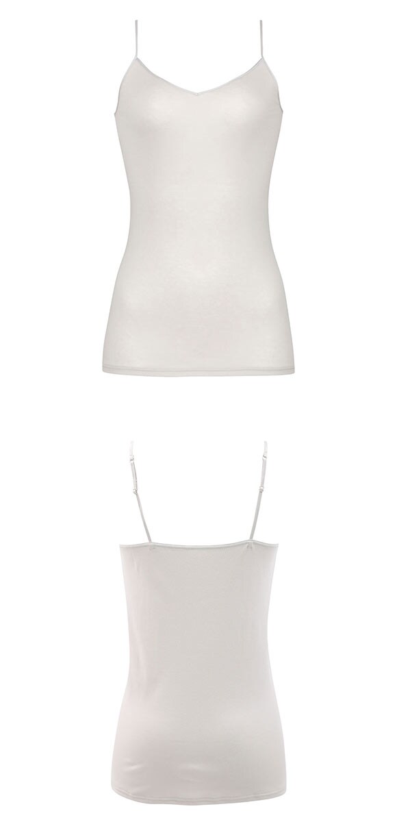 ワコール WACOALコットン オーガニックコットン100％ Vネック キャミソール インナー ニットトップ LL Wacoal