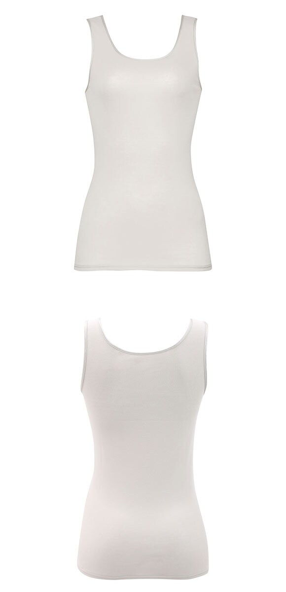 ワコール WACOALコットン オーガニックコットン100％ Uネック ノースリーブ インナー ニットトップ LL Wacoal