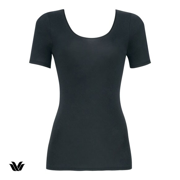 ワコール WACOALコットン オーガニックコットン100％ Uネック 3分袖インナー ニットトップ 半袖 ML Wacoal