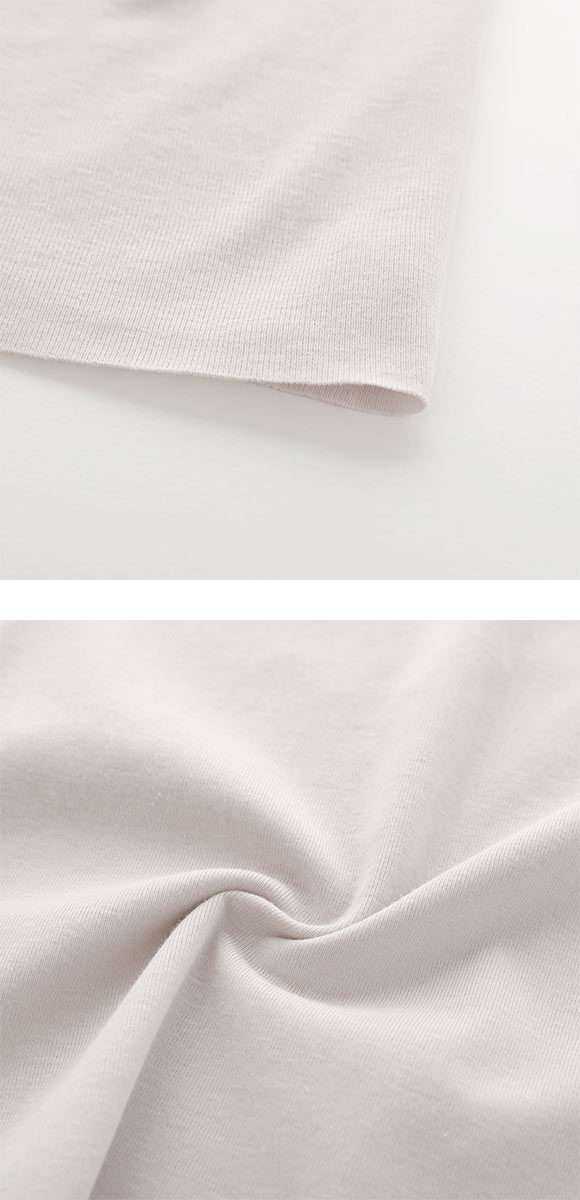 ワコール WACOALコットン フリーカッティングタイプ オーガニックコットン 超長綿 2分袖 半袖 LL Wacoalインナー ニットトップ