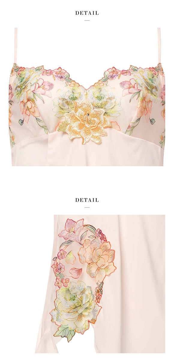 ワコール サルート 21グループ 21G キャミソール LL スリップ ランジェリー バックスリット Wacoal Salute CTJ221 25AW先行コア