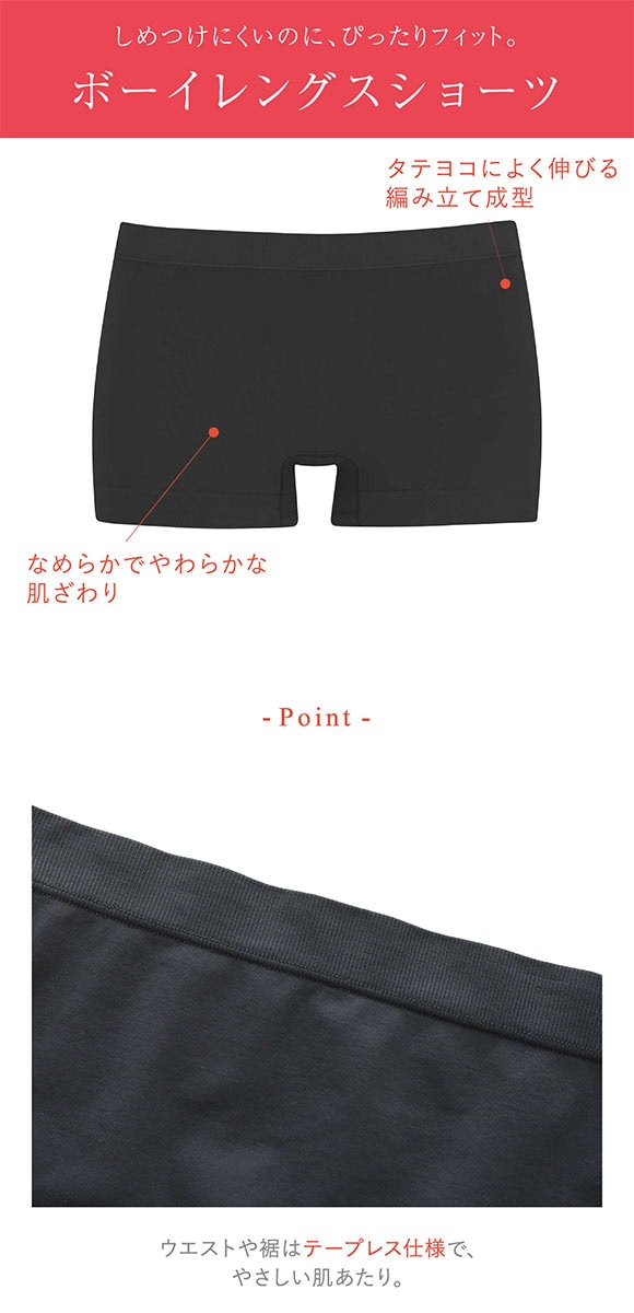 ワコール ウイング ショーツ ボーイレングス しめつけにくいのにぴったりフィット 成型 Wacoal Wing 大きいサイズ