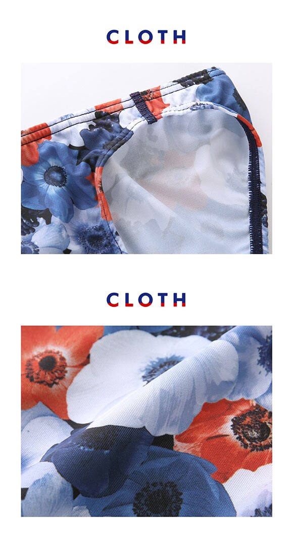 ブロス バイ ワコールメン ハナコトバパンツ 花柄 ビキニ ブリーフ ML GF2221 メンズ 前閉じ ノーマル丈 BROS by WACOAL MEN