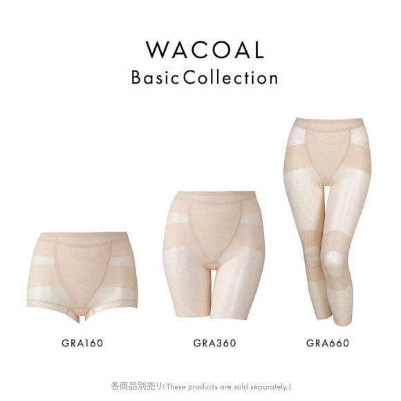 ワコール ボディサポートガードル 綿メッシュ ガードル 足首丈 お腹すっきり 股関節サポート 大きいサイズ GRA660 Wacoal