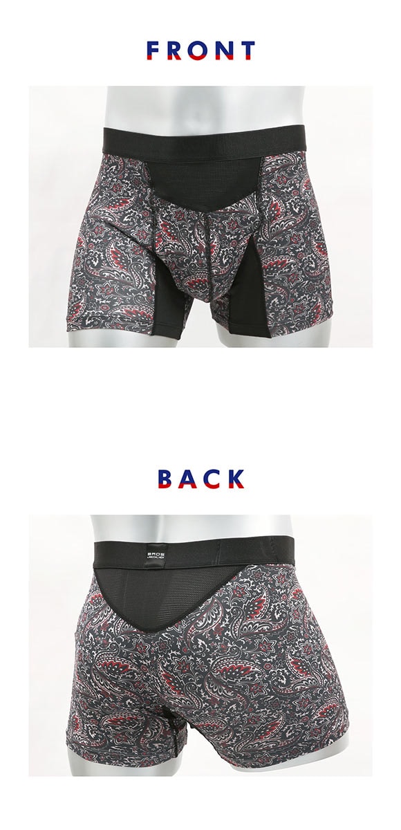 ブロス バイ ワコールメン ダブルエアスルー ボクサーパンツ ML 前開き ムレ軽減 ウエストゆったり BROS by WACOAL MEN