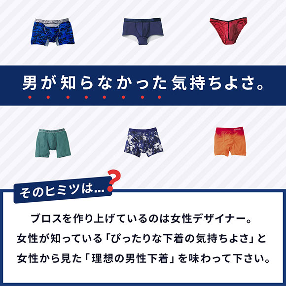 ブロス バイ ワコールメン BROS by WACOAL MEN のびて、包みこむ気持ちよさ PANTS HOLIC X ボクサーパンツ S-LL 前閉じ 編立成形 メンズ