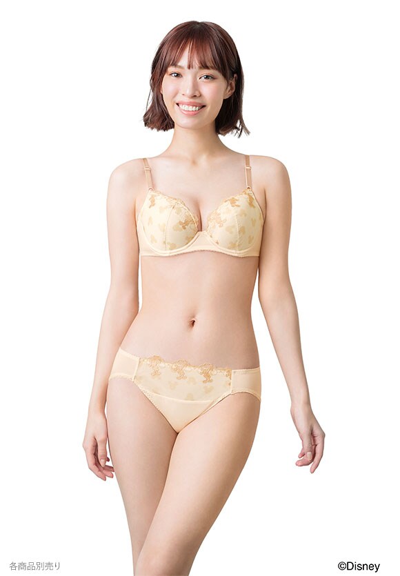 ワコール ウイング ナチュラルアップブラ Disney ブラジャー B 自然なまるみシルエット KB2063 Wacoal Wing