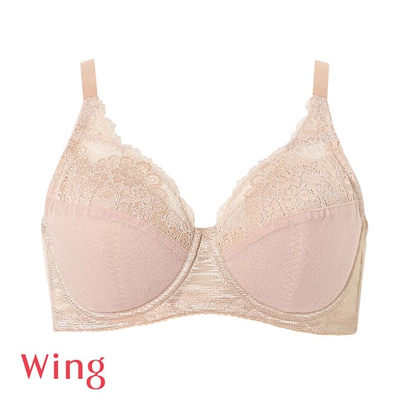 ワコール ウイング 夏のうすかるブラ フルカップ ブラジャー EF さらっと快適 Wacoal Wing