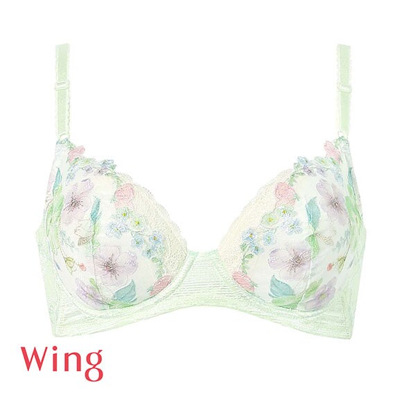 ワコール ウイング KB2722 後ろ姿きれいブラ ブラジャー AB 胸ふっくら 脇すっきり 脇高 25SS Wacoal Wing