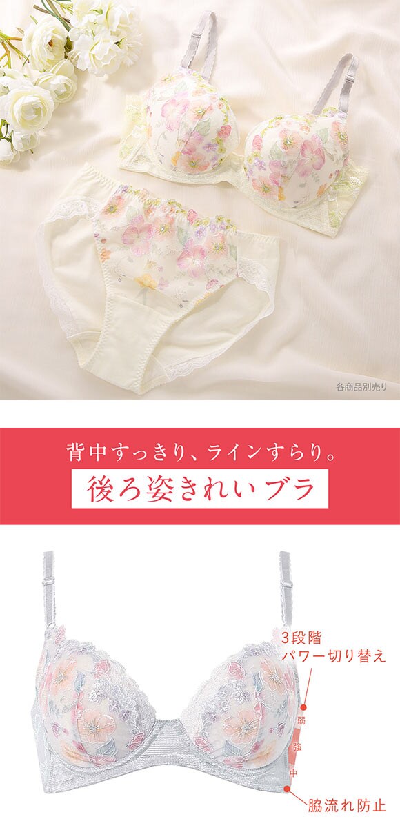 ワコール ウイング KB2722 後ろ姿きれいブラ ブラジャー AB 胸ふっくら 脇すっきり 脇高 25SS Wacoal Wing