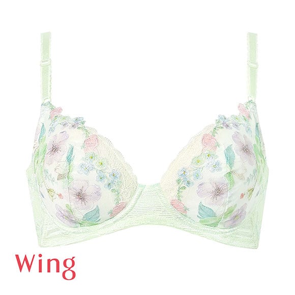 ワコール ウイング KB2722 後ろ姿きれいブラ ブラジャー CD 胸ふっくら 脇すっきり 脇高 25SS Wacoal Wing 大きいサイズ