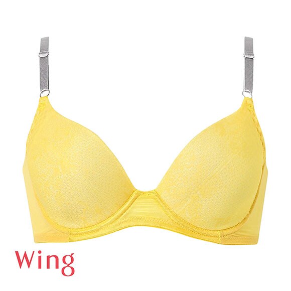 ワコール ウイング 夏のうすかるブラ ブラジャー 3/4カップ AB 夏ブラ 汗のベタつきを軽減 Wacoal Wing