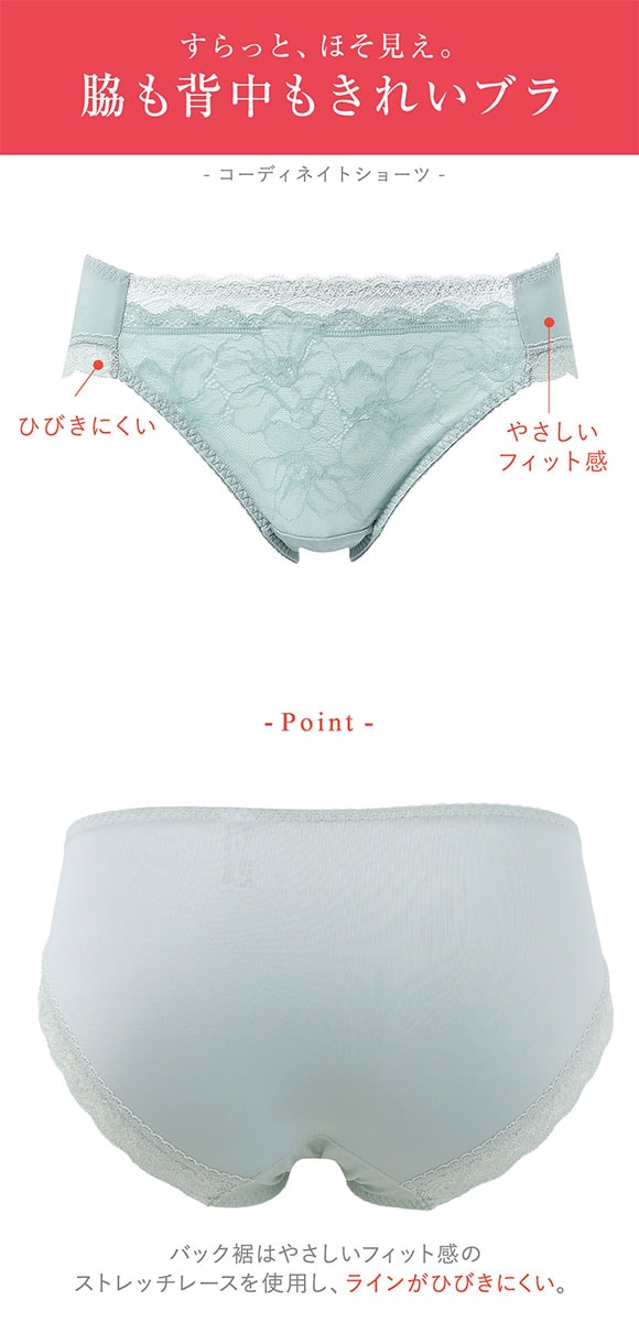 ワコール ウイング 脇も背中もきれいブラ ショーツ M L LL ハイレッグ KB2723 Wacoal Wing