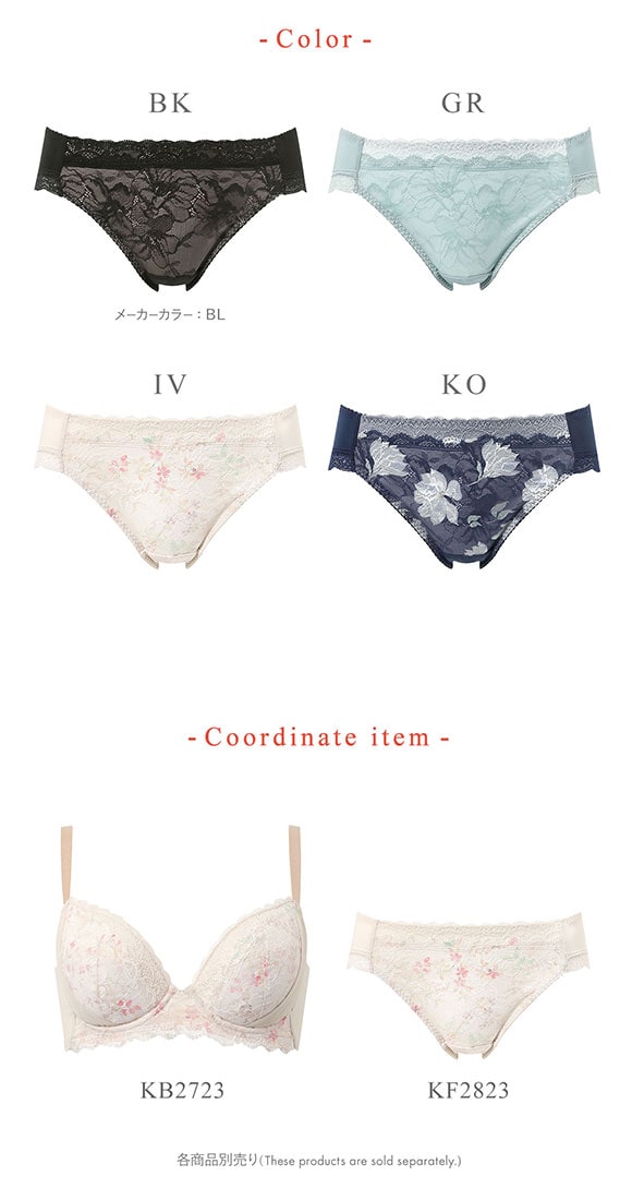 ワコール ウイング 脇も背中もきれいブラ ショーツ M L LL ハイレッグ KB2723 Wacoal Wing