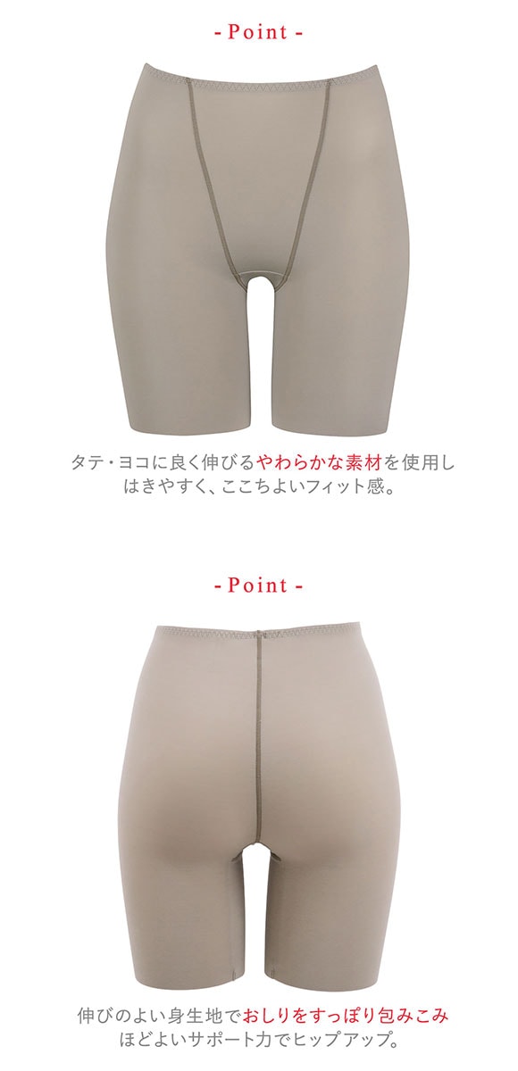 ワコール ウイング 美尻も叶える補正ショーツ Pパンツ 吸汗速乾 M L LL ガードル ロング 補正下着 Wacoal Wing