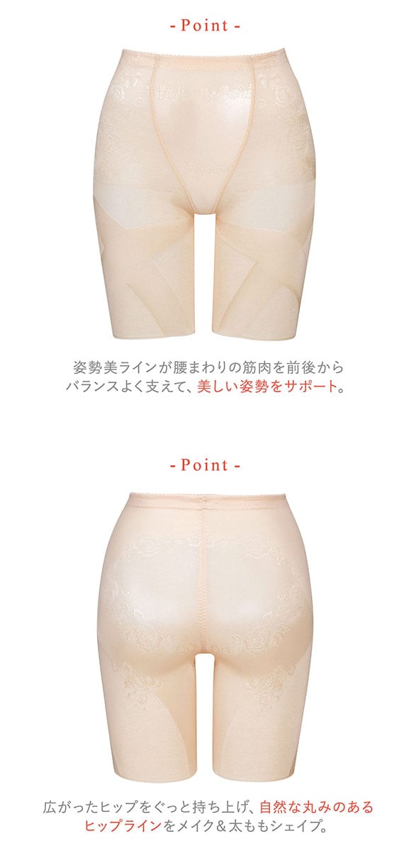 ワコール Wacoal ウイング Wing 気になるヒップ、歩いてアップ SLIMupPANTS HIP スリムアップパンツ ヒップ ロング丈 クロス ガードル