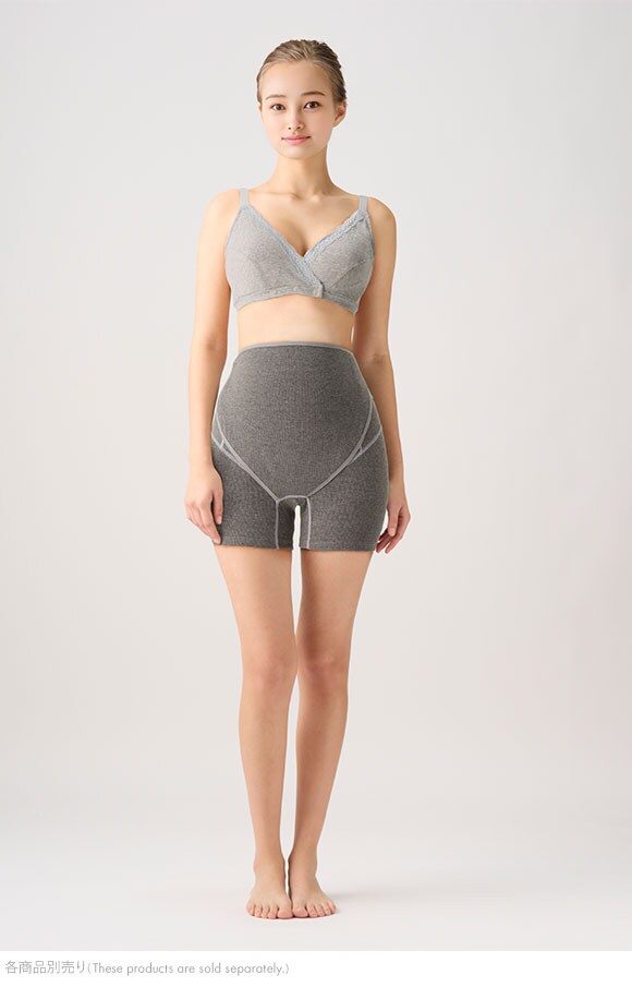 ワコール マタニティ 産前用 妊婦帯 らくらく パンツタイプ ショート丈 LL Wacoal MATERNITY