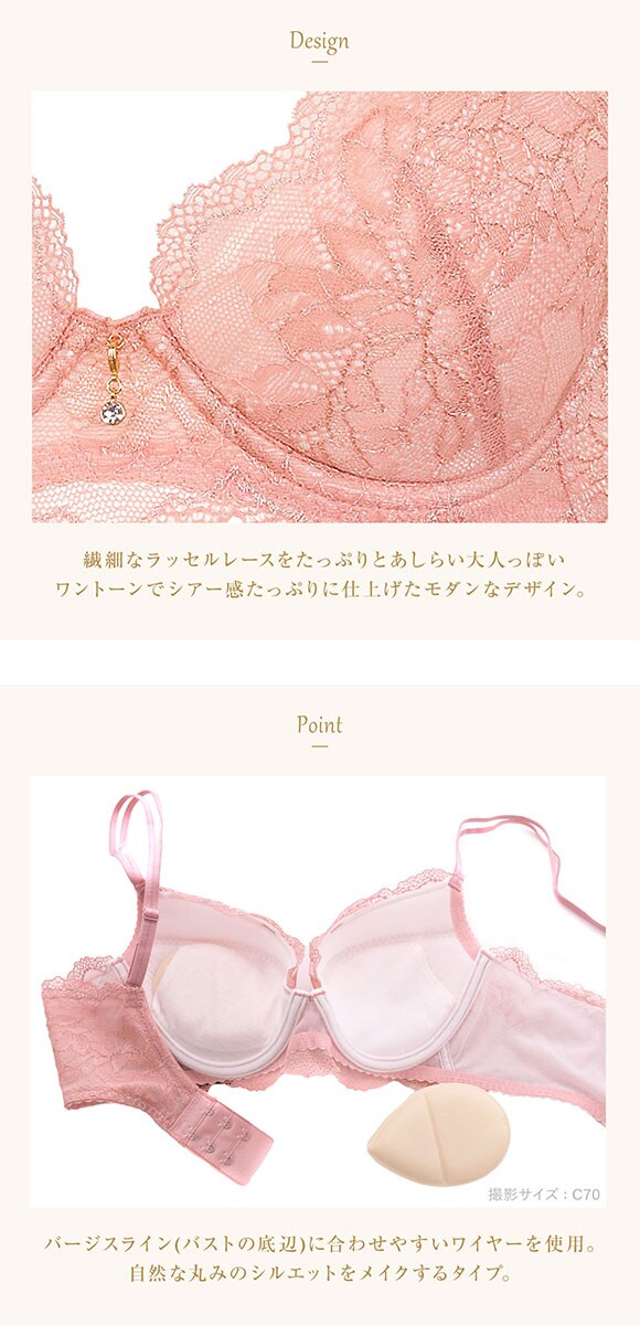 ウイング Wing レシアージュ Lesiage ChouChou de Lesi PB1000 ブラジャー BC 単品