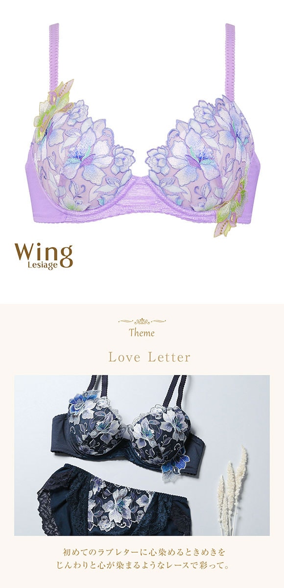 ウイング Wing レシアージュ Lesiage 23AW 2860シリーズ ブラジャー BC 単品