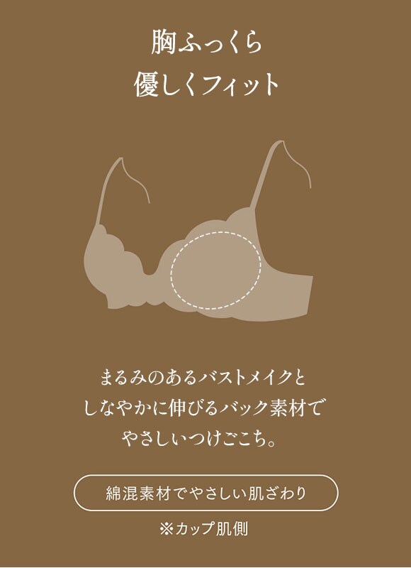 ウイング Wing レシアージュ Lesiage 24SS 2920シリーズ ブラジャー 胸ふっくらやさしくフィット DEF まる胸 単品