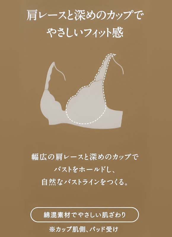 ウイング レシアージュ 3010シリーズ PB3010 ブラジャー 大きいサイズ QF G 自然なまるみ 定番 Wing Lesiage