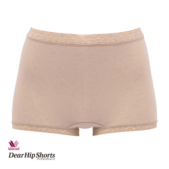 ワコール Wacoal ディアヒップショーツ DearHip Shorts 綿混 スタンダード ボーイレングスショーツ LL