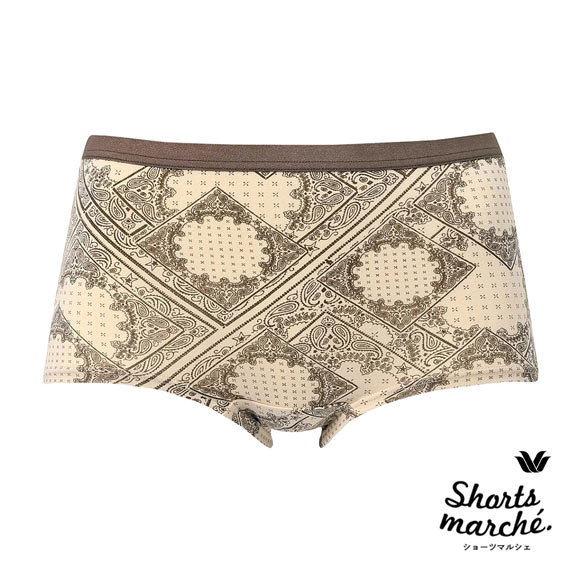 ワコール ショーツマルシェ 綿混 ボーイレングスショーツ SML Wacoal Shorts marche