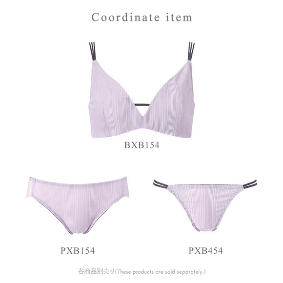 ワコール 重力ケアブラ リブタイプ BXB154 PXB154 ショーツ ハイレッグ あさめ ML Wacoal