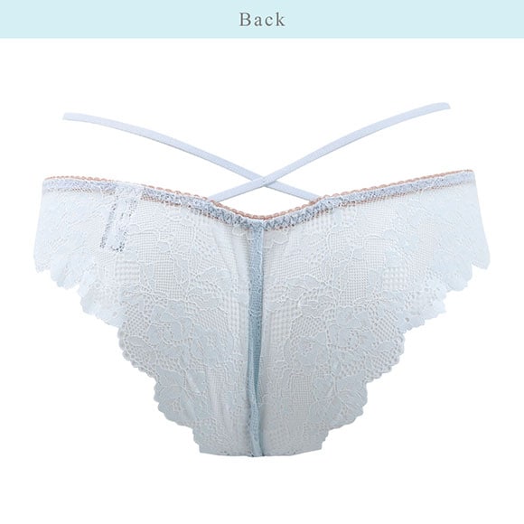 ワコール BXB490 PXB490 リボンブラ 胸もとフィットながもち プレシャス ショーツ ソング Tバック ビキニ M バックレース Wacoal