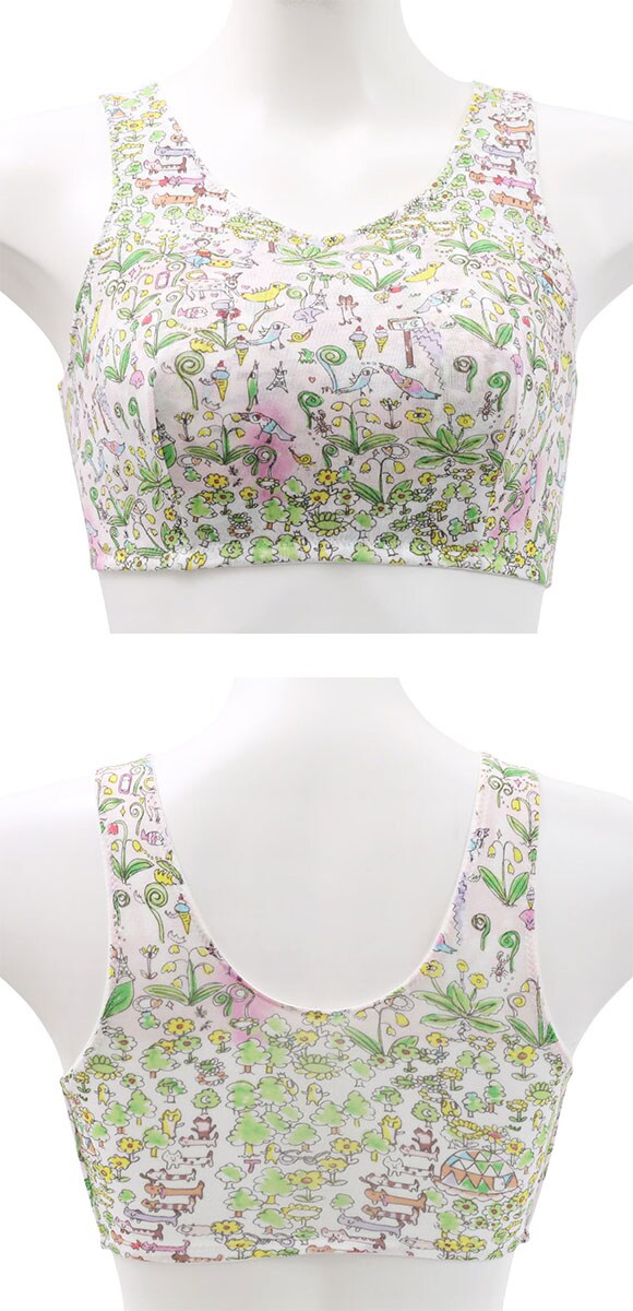 ワコール ツモリチサト 森の中でグランピング ナイトアップブラ ナイトブラ ノンワイヤー ブラジャー LL3L Wacoal tsumori chisato SLEEP