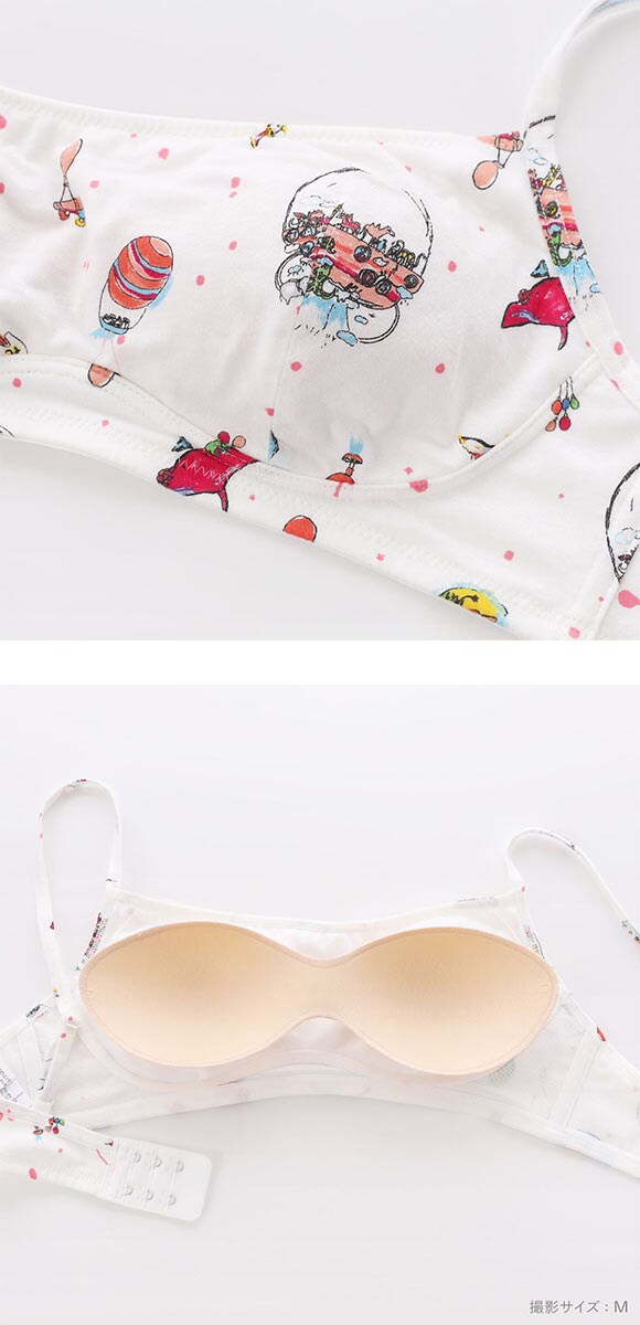 ワコール ツモリチサト 空に輝く星座 ノンワイヤーブラジャー ML Wacoal tsumori chisato SLEEP