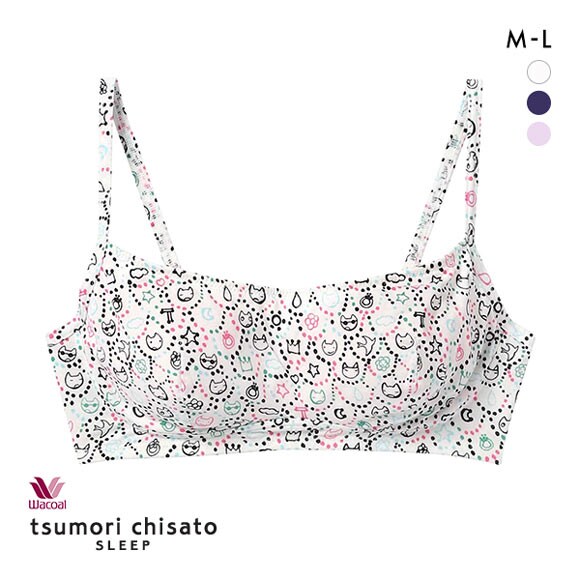 ワコール Wacoal ツモリチサト tsumori chisato SLEEP ノンワイヤーブラジャー ML ブラレット 単品