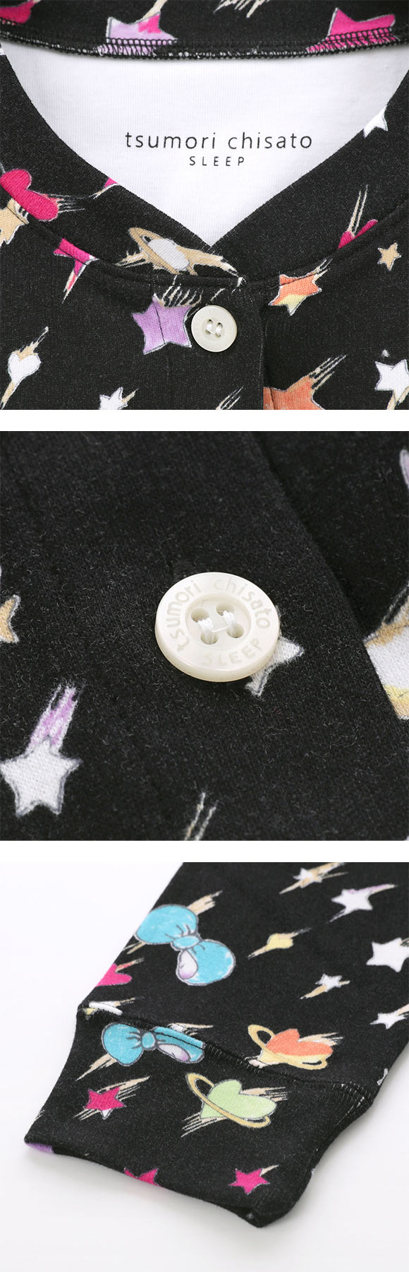 ワコール ツモリチサト スリープ 不思議の国 長袖 シャツパジャマ 上下セット ルームウェア レディース tsumori chisato SLEEP