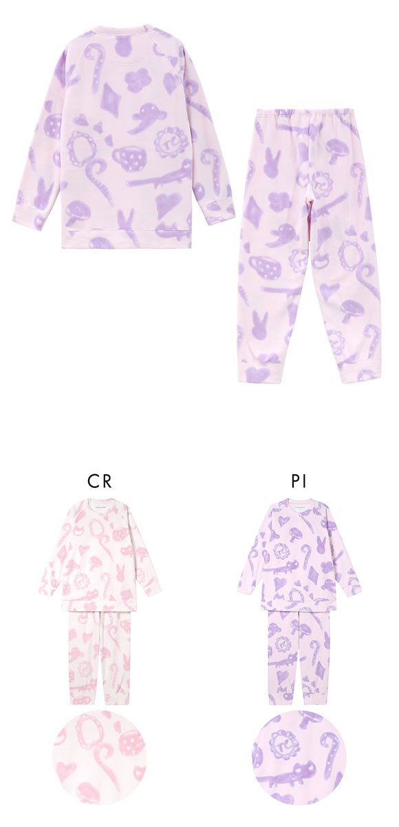 ワコール ツモリチサト スリープ 長袖パジャマ 上下セット ルームウェア フリース tsumori chisato SLEEP