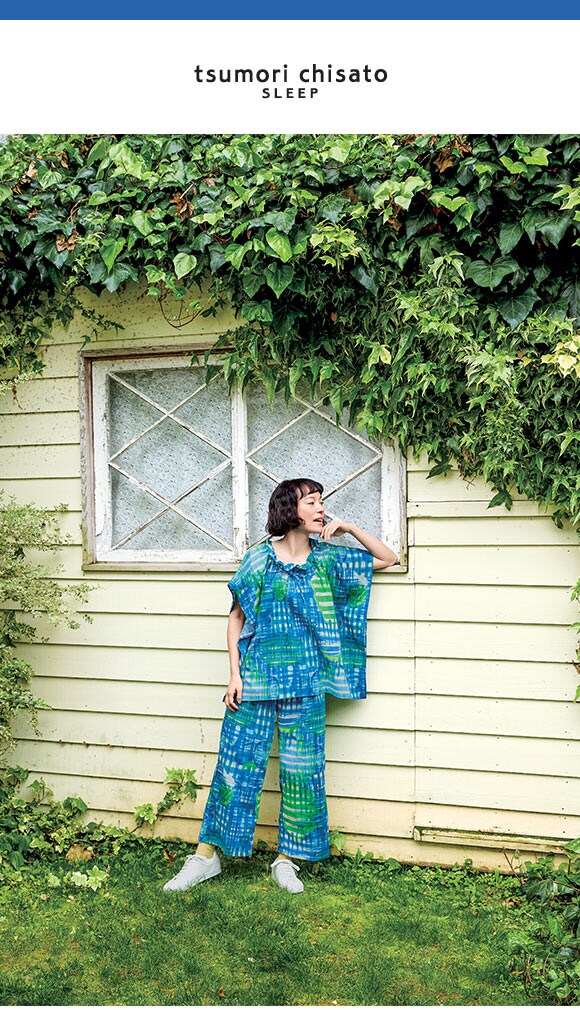 ワコール ツモリチサト パジャマ 半袖 上下セット 二重ガーゼ 綿100％ ルームウェア Wacoal tsumori chisato SLEEP