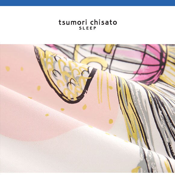 ワコール Wacoal ツモリチサト tsumori chisato SLEEP 星空よりエジプトへ 上下セット パジャマ ルームウェア 綿100％ 長袖