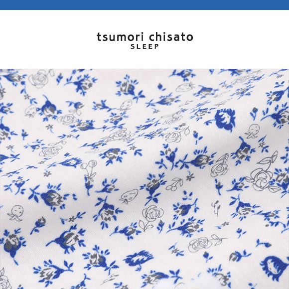 ワコール Wacoal ツモリチサト tsumori chisato SLEEP パリへの旅 上下セット ルームウェア パジャマ 長袖 前開き 綿100％