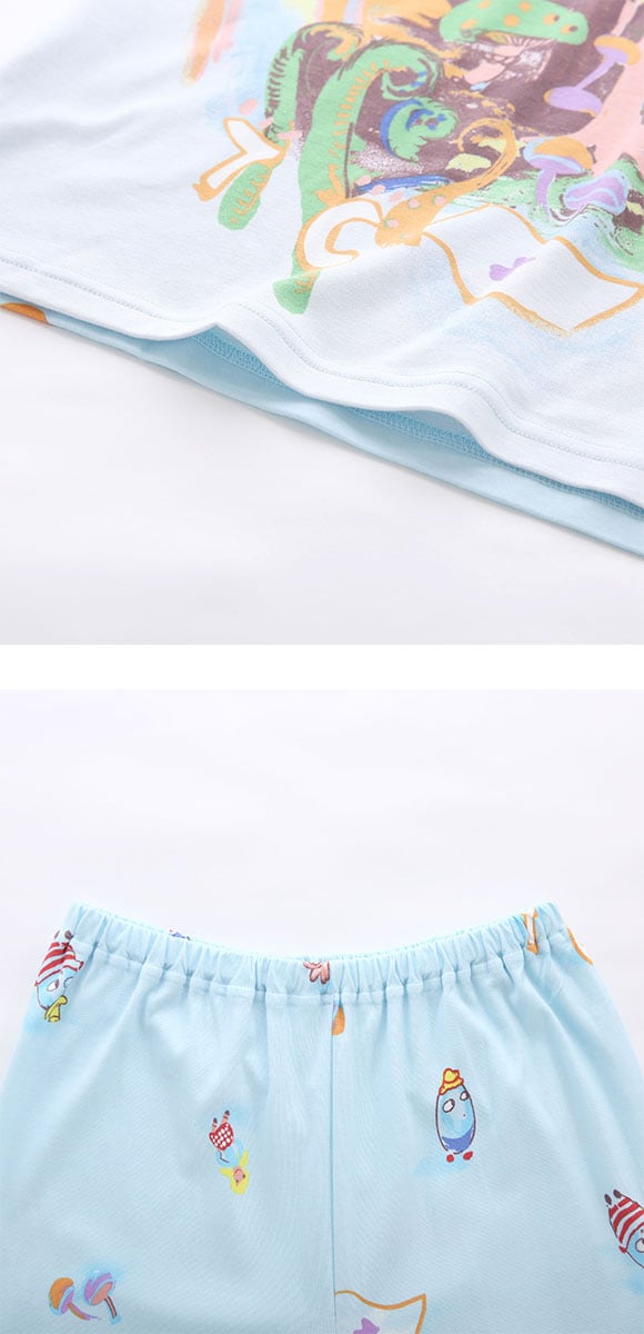 ワコール ツモリチサト 不思議の国 パジャマ 長袖 上下セット ルームウェア 綿100％ Wacoal tsumori chisato SLEEP