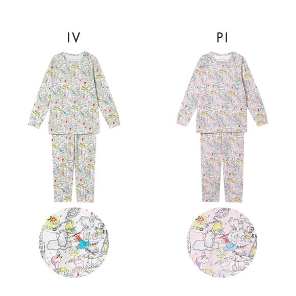 ワコール ツモリチサト 不思議の国 パジャマ 長袖 上下セット ルームウェア 綿100％ Wacoal tsumori chisato SLEEP